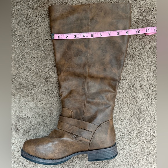 Women’s Journee Collection Lady Riding Boots - Extra Wide Calf size 10 brown - Picture 4 of 5